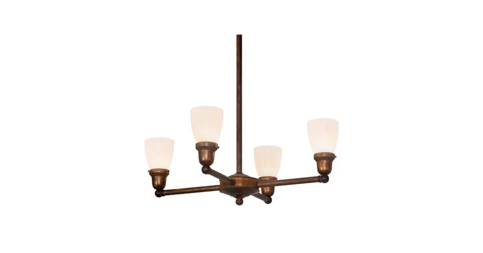 Meyda Tiffany Revival Goblet 4 Light 26″ Wide Chandelier