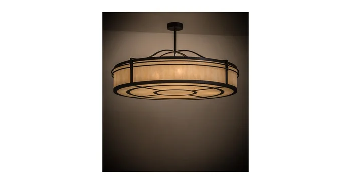 Meyda Tiffany Sargent 8 Light 55″ Wide Pendant