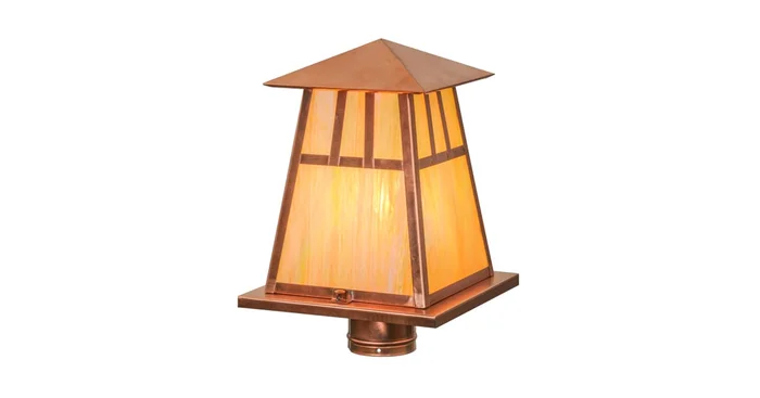Meyda Tiffany Stillwater 15″ Tall Post Light