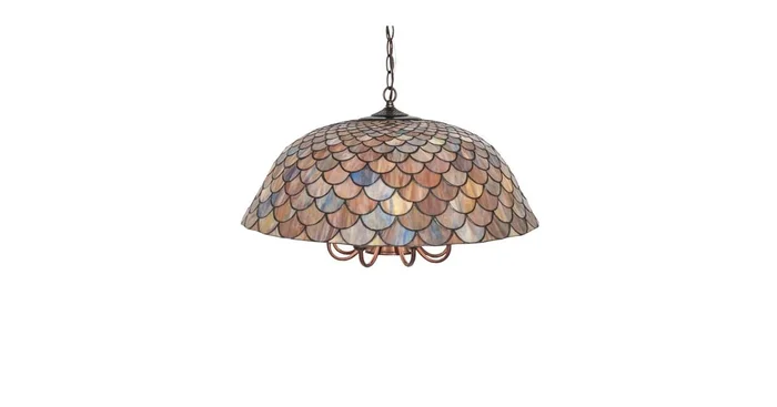 Meyda Tiffany Tiffany Fishscale 8 Light 12″ Wide Pendant
