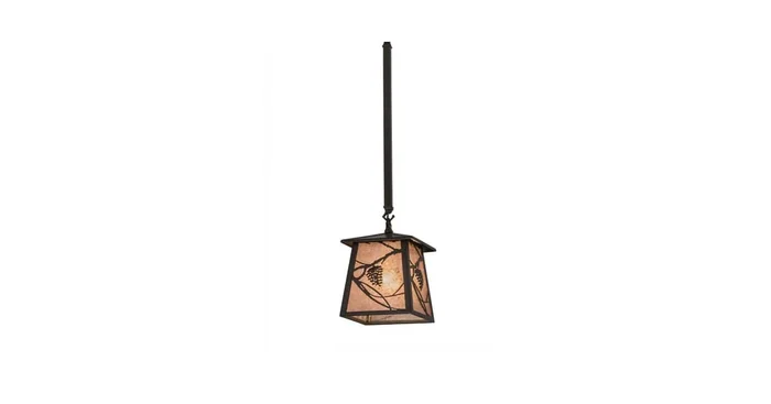 Meyda Tiffany Whispering Pines 11″ Wide Pendant