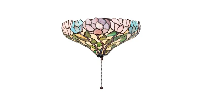 Meyda Tiffany Wisteria 16″ Wide Single Ceiling Fan Light Kit
