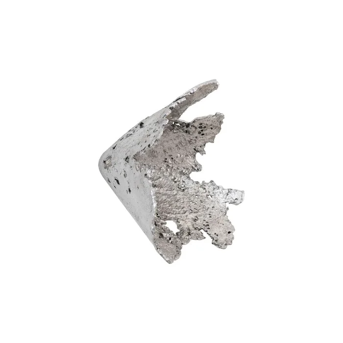 Mios Splash Bowl Wall Art, Silver Leaf