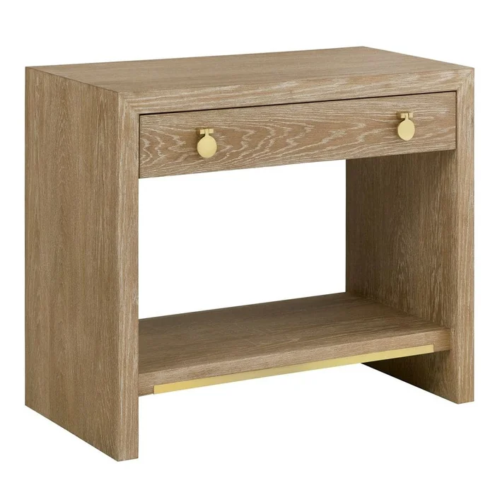 Mirage Bedside Table – Weathered Oak