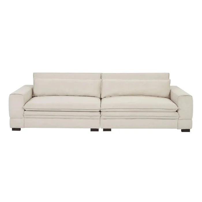 Modern Beige Sofa Couch