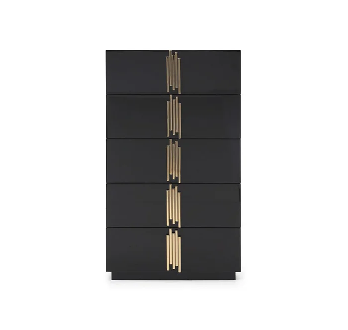 Modrest Token Modern Black & Gold Chest