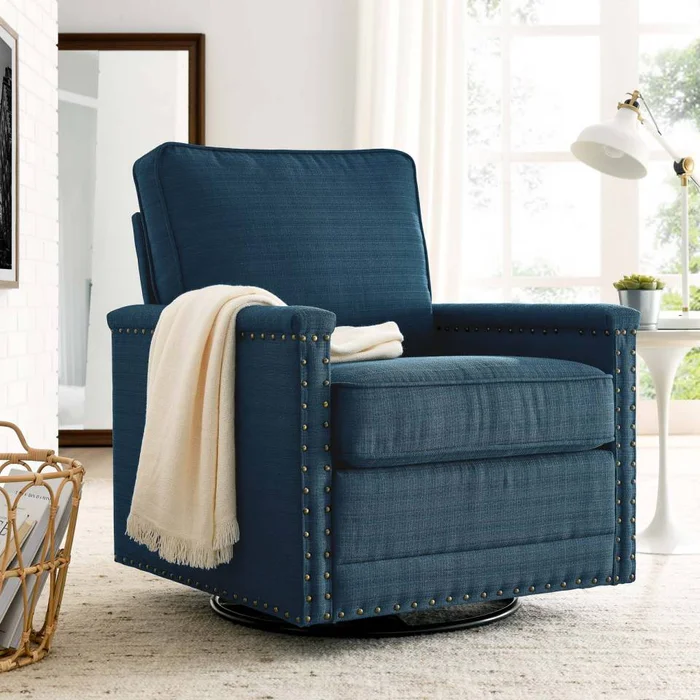 Modway Ashton Upholstered Fabric Swivel Chair – EEI-4991