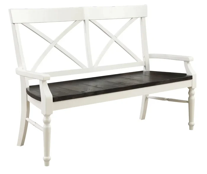 Mountina – Bench – Brown / White