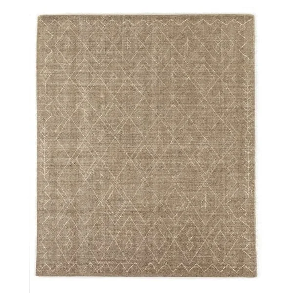 Nadir Moroccan Hand-Knotted Rug- Nadir Taupe – 10×14