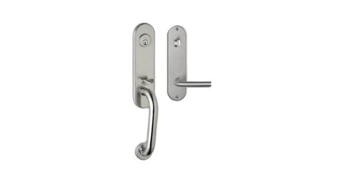 Omnia Metro Dummy Handleset with Interior Lever 11