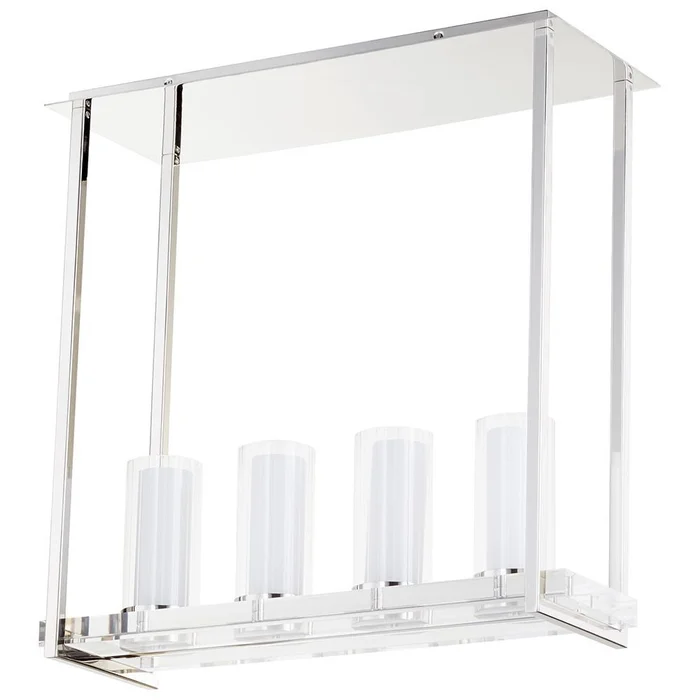 Orion Ceiling Mount-Polished Nickel – Silver-Grey-Smoke