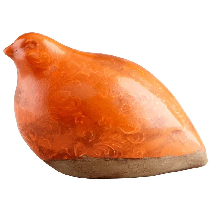 Partridge I Sculpture – Orange