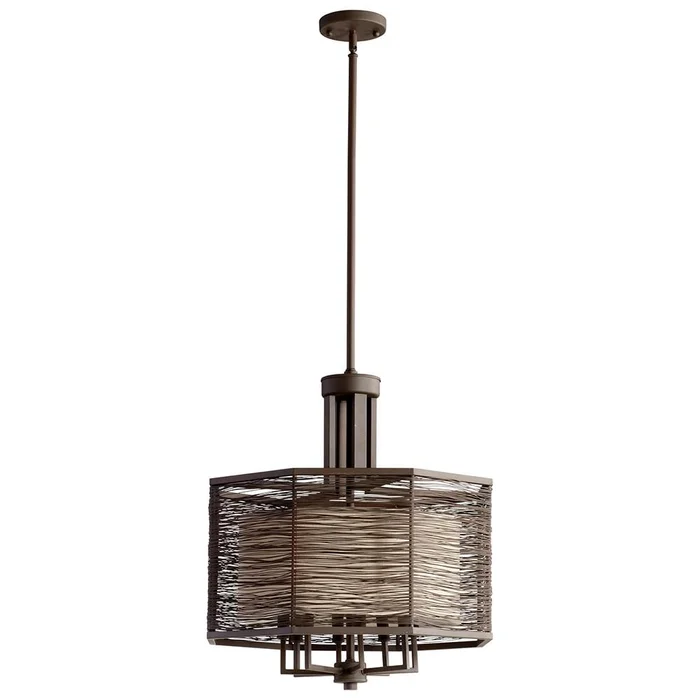 Pascal Eight Light Chandelier – Brown-Bronze-Rust
