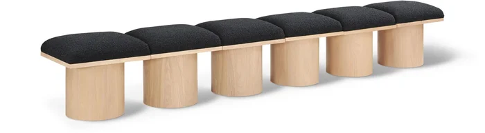 Pavilion – 6 Piece Modular Bench With Natural Base