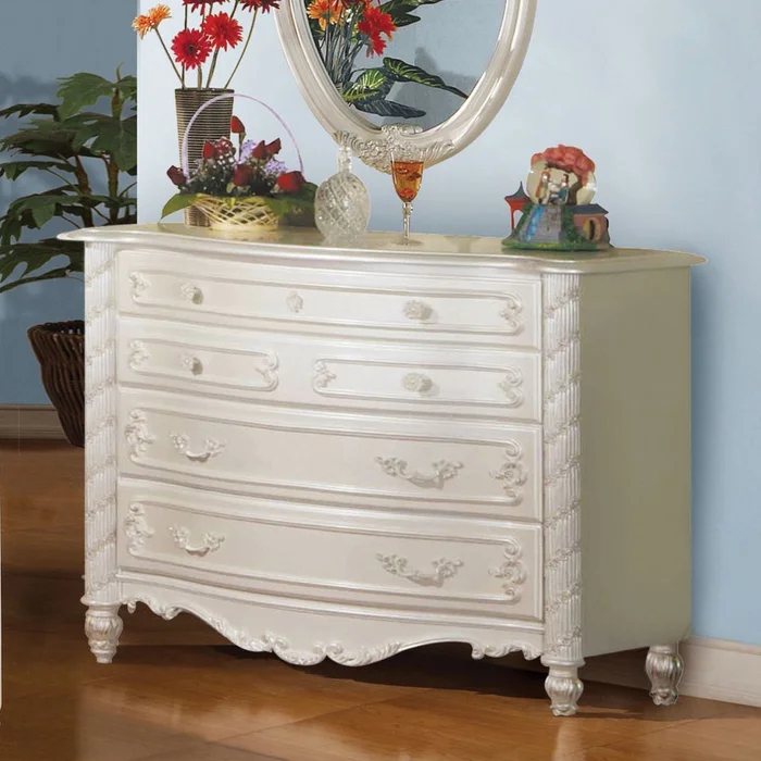 Pearl 40″L 4 Drawers Dresser