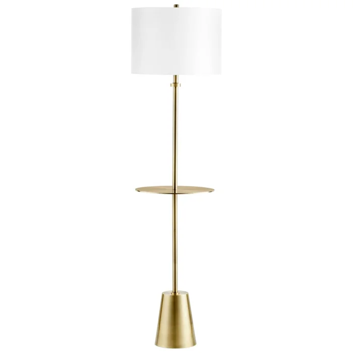 Peplum Lamp – Gold-Amber