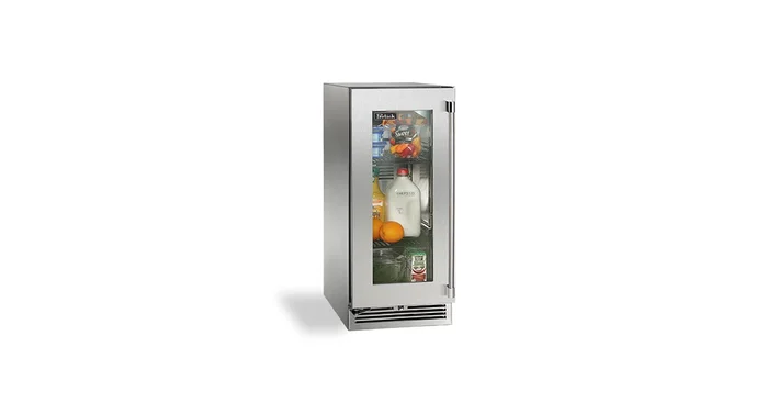 Perlick 15 Inch Wide 2.8 Cu. Ft. Outdoor Compact Refrigerator with Left Hinge