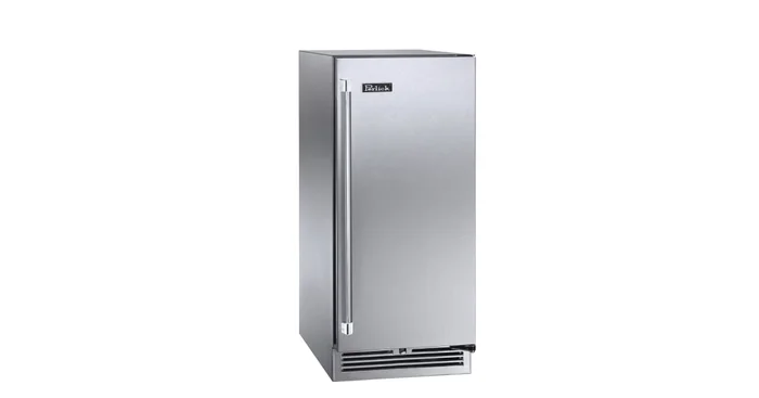 Perlick 15 Inch Wide 2.8 Cu. Ft. Outdoor Compact Refrigerator with Right Hinge and Door Lock