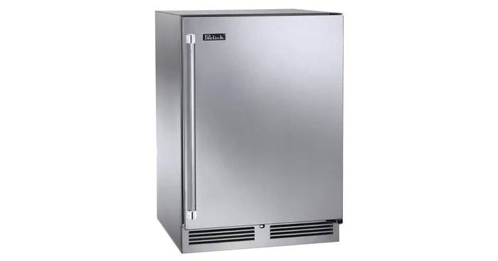 Perlick Signature Series 24 Inch Wide 5.2 Cu. Ft. Energy Star Rated Indoor Compact Refrigerator with Right Hinge