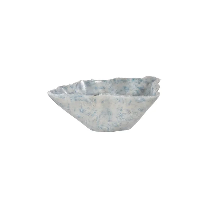 Pexio Blue Onyx Bowl, Faux Finish, Narrow