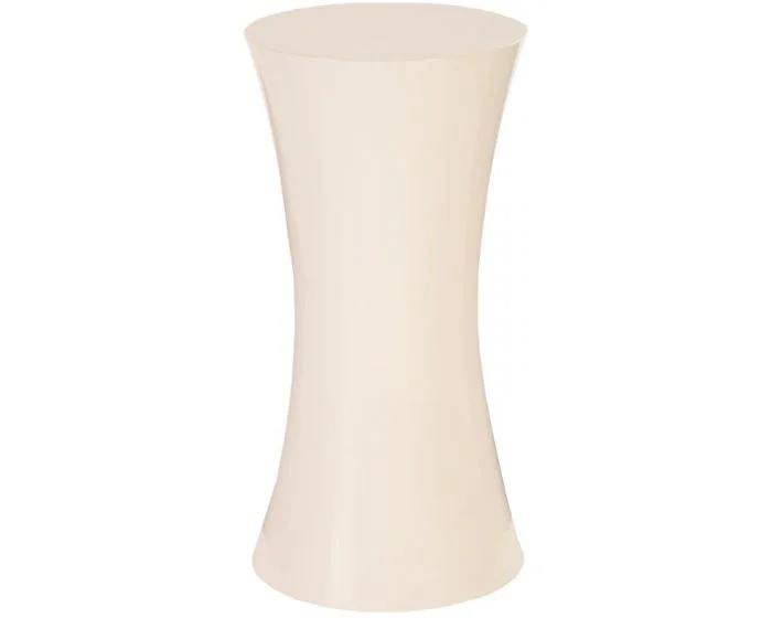 Phillips Collection Ave Pedestal, Gel Coat White (Dropshippable)