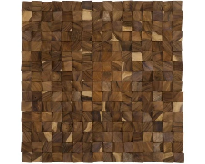 Phillips Collection Blocks Wall Art, Chamcha Wood, Natural, Large