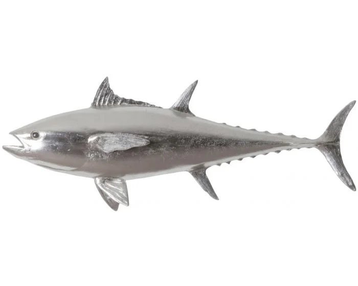 Phillips Collection Bluefin Tuna Fish, Silver Leaf (Dropshippable)
