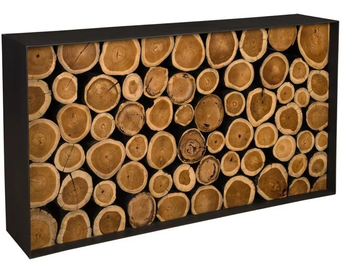 Phillips Collection Boscage Console Table, Iron Frame