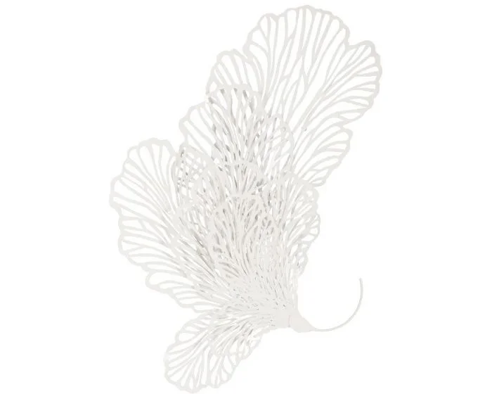 Phillips Collection Butterfly Wall Art, White, Large