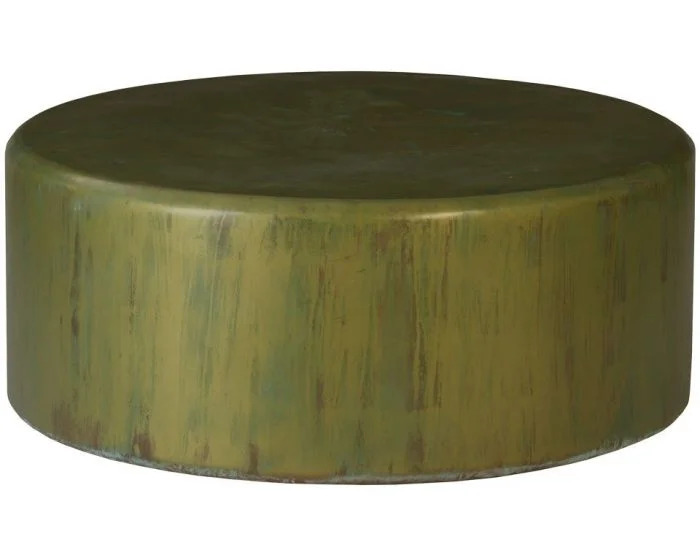 Phillips Collection Button Coffee Table, Lichen Finish