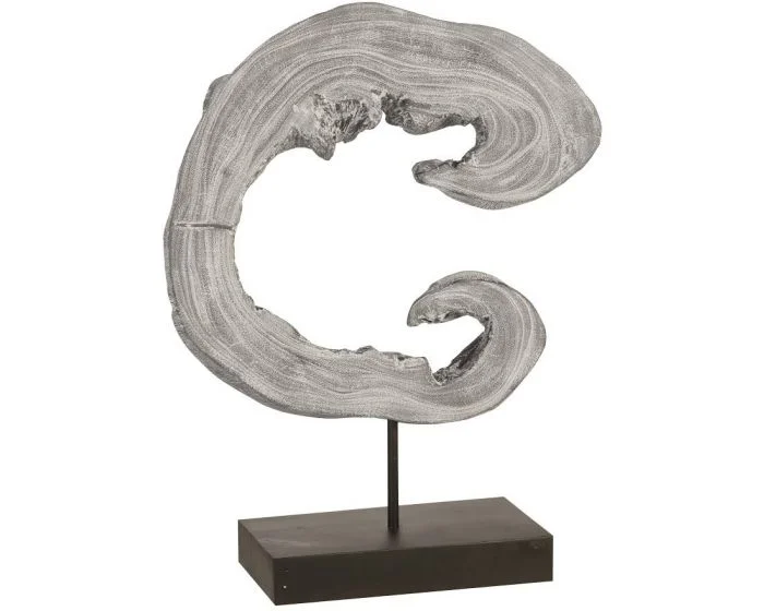 Phillips Collection Creature Sculpture on Stand, Grey Stone (Dropshippable)