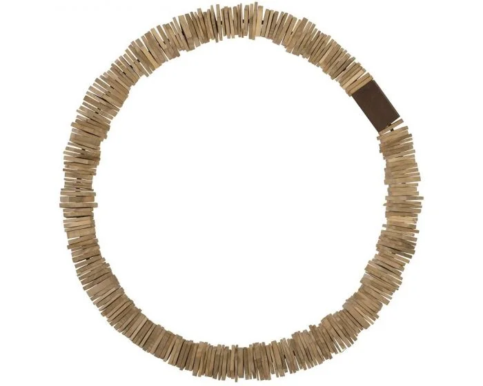 Phillips Collection Stacked Wall Ring, Bleached, Large (Dropshippable)
