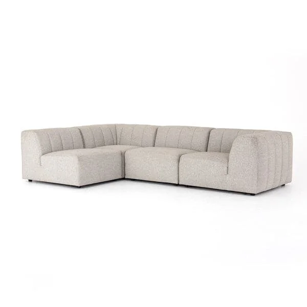 Pinewood Outdoor 4 Pc Sectional