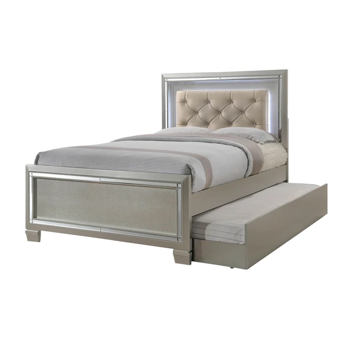 Platinum Youth Platform Bed With Trundle