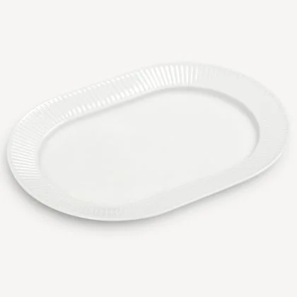 Plisse Oblong Platter by Pillivuyt