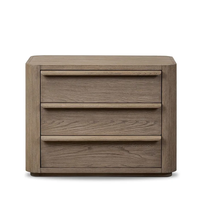 Primrose Nightstand – Natural Flat Oak Veneer