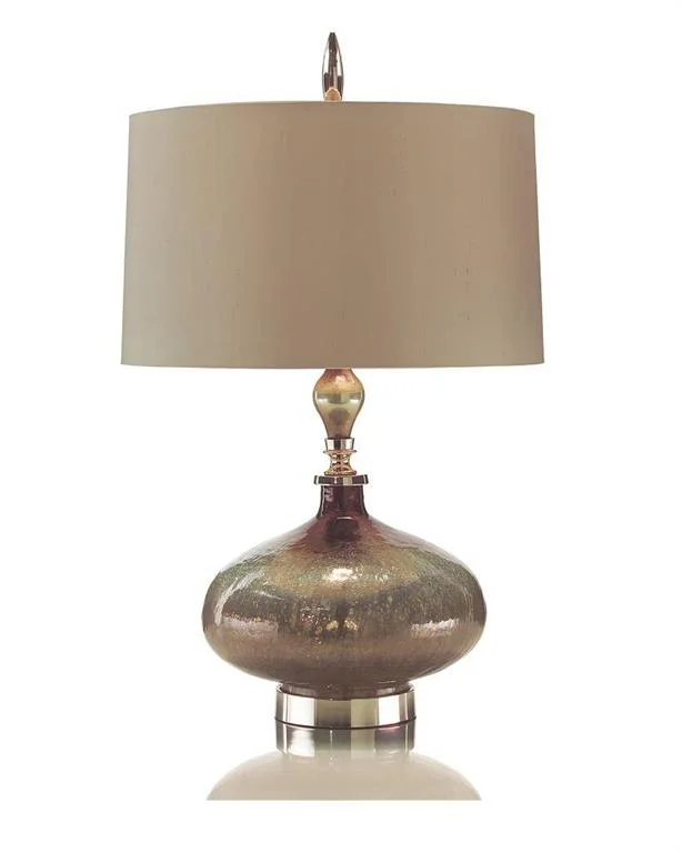 Rainwater on Glass Table Lamp