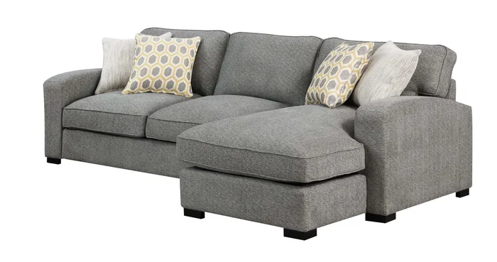 Repore – Right Side Facing Chaise Sectional – Gray