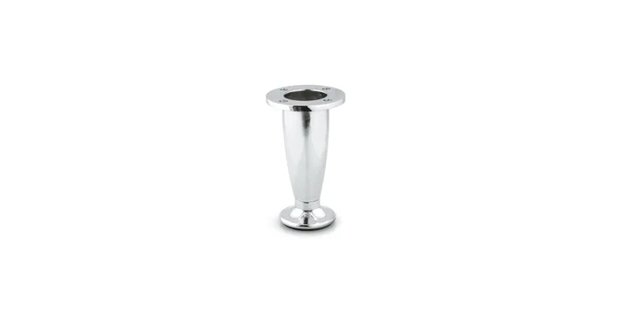 Richelieu Contemporary Series 4-1/16″ Tall Round Metal Furniture Leg with Adjustable Height