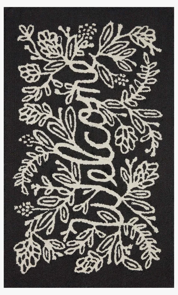 Rifle Paper Co. x Loloi Minnie MIN-03 Black