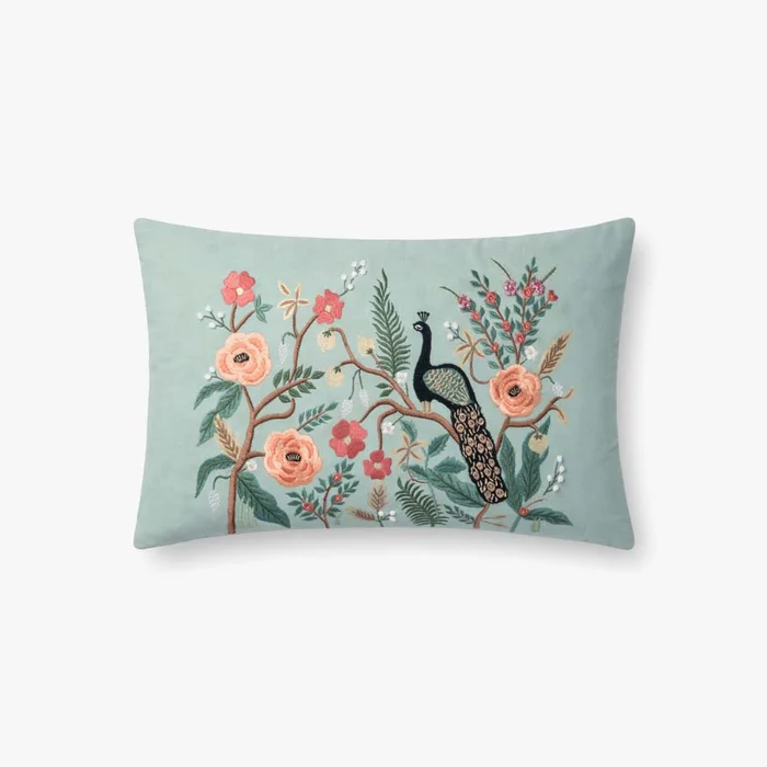 Rifle Paper Co. x Loloi Pillows P6018 Mint