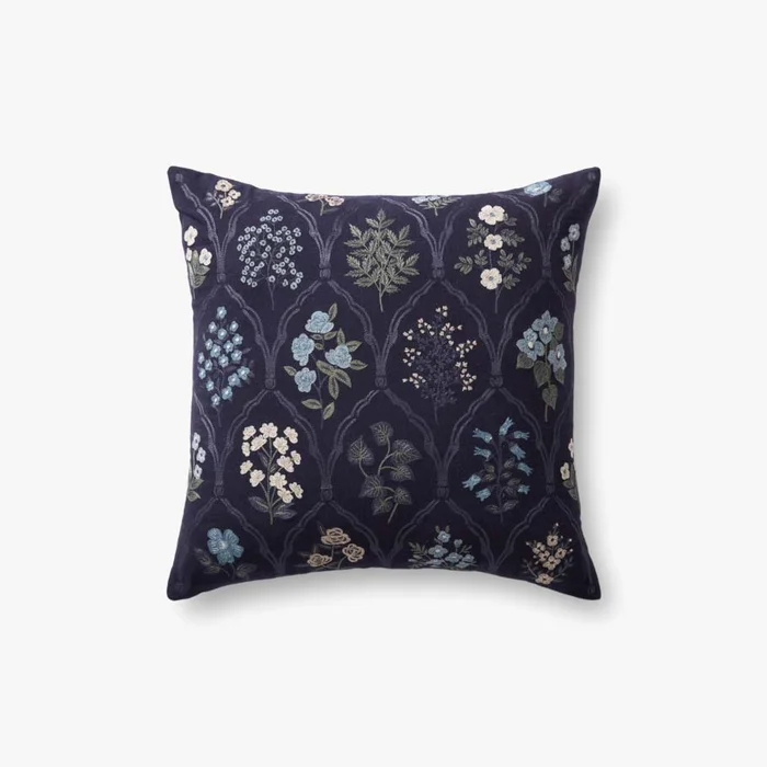 Rifle Paper Co. x Loloi Pillows P6076 Blue / Multi