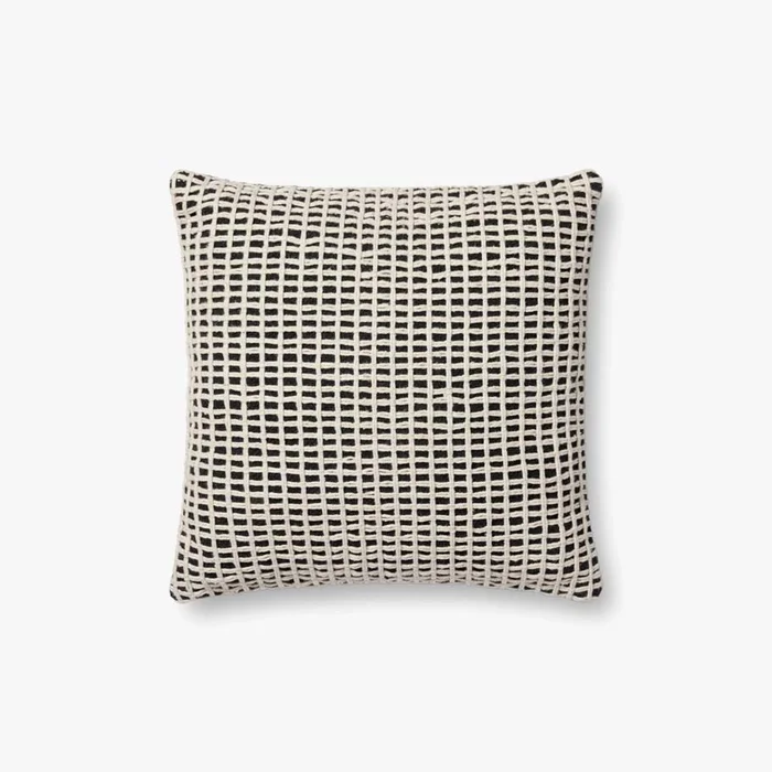 Rifle Paper Co. x Loloi Pillows PLL0119 Black / Ivory