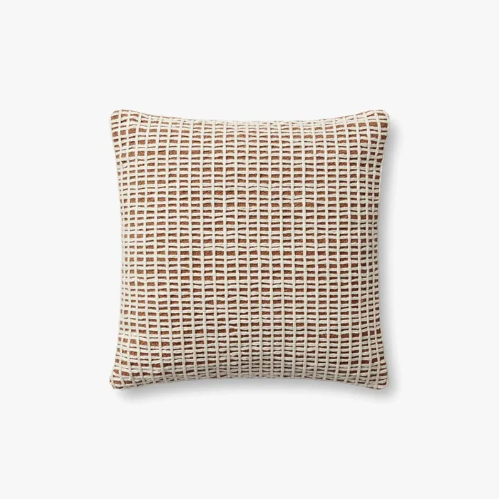 Rifle Paper Co. x Loloi Pillows PLL0119 Orange / Ivory