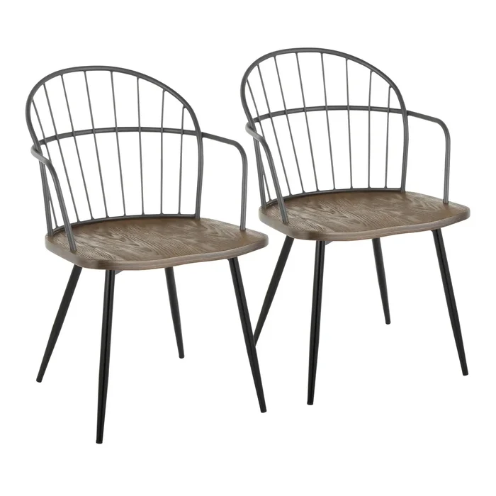 Riley – Farmhouse Arm Chair (Set of 2)