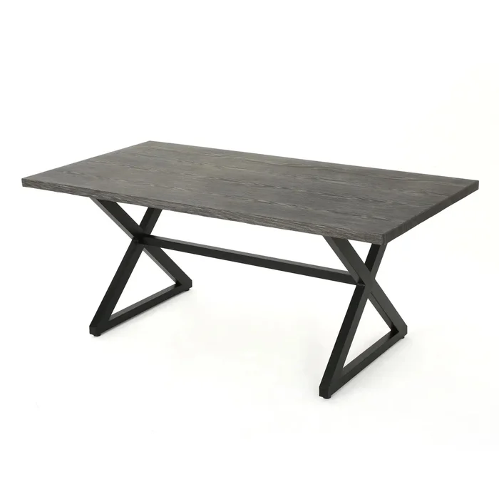Rolando – Outdoor Aluminum Dining Table With Steel Frame