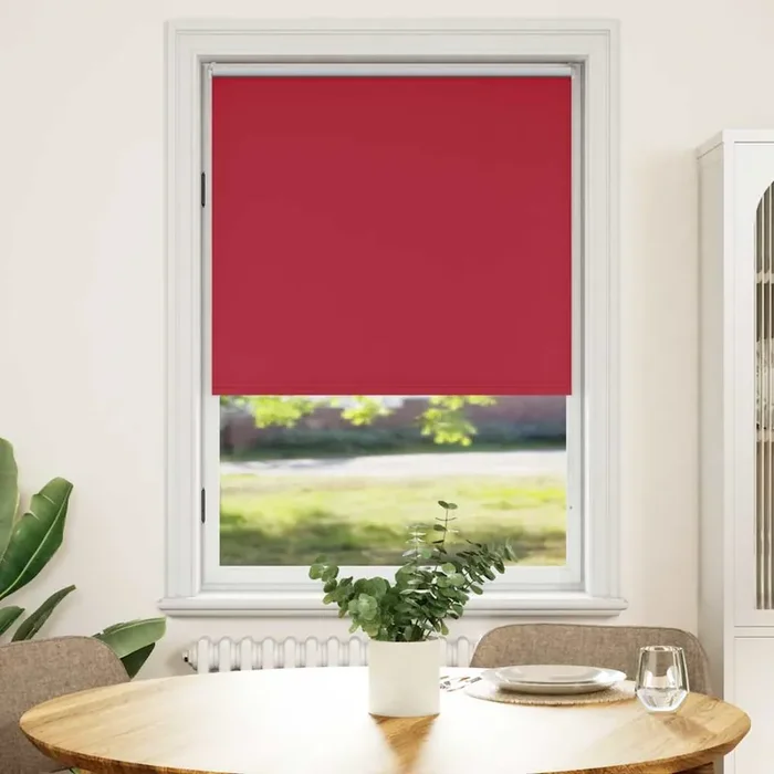 Roller blind blackout 80 x 175 cm red