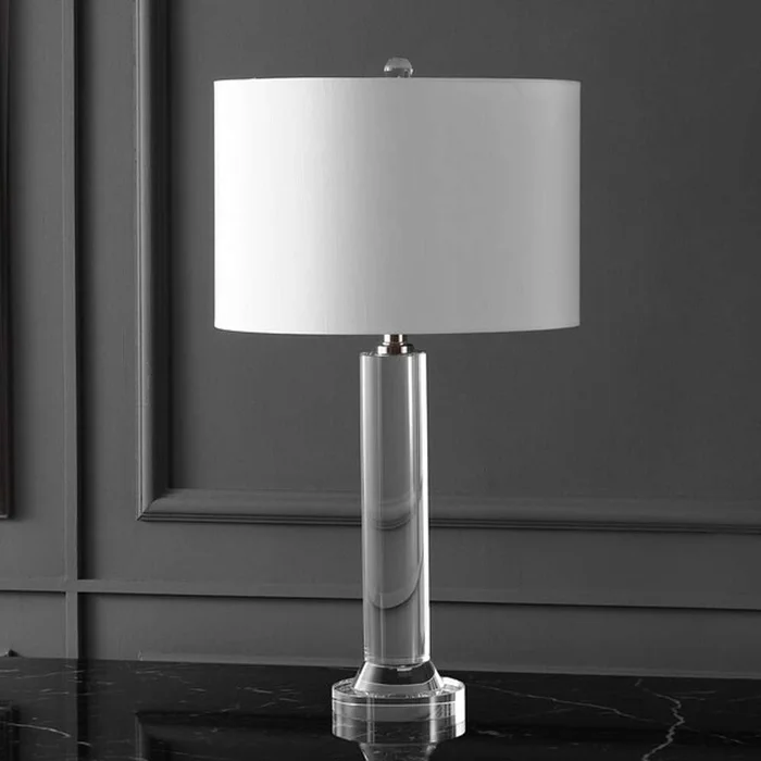 Safavieh – Couture – Saravia Crystal Table Lamp – Nickel – White – CTL1064A