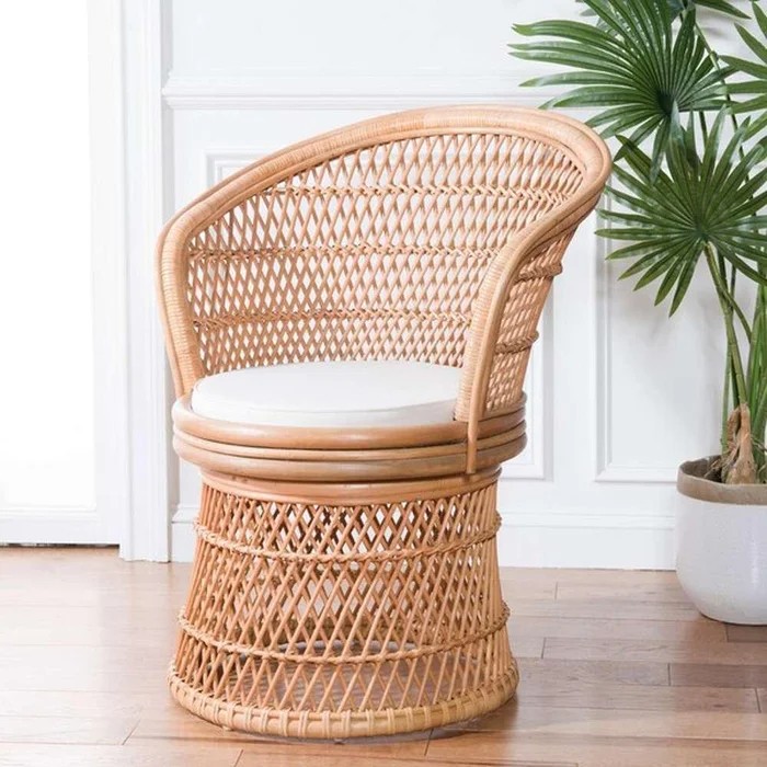 Safavieh – Iola Swivel Accnt Chair W/Cush – Natural – White – SEA7043A