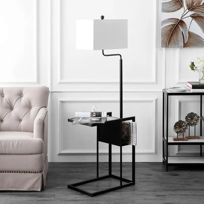Safavieh – Janson Floor Lamp – Black – FLL4081A